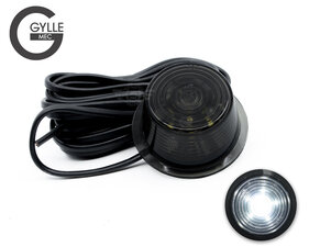 GYLLE - BLACK LINE - LED BREITENLAMP - XENON WEISS | RAUCHGLAS