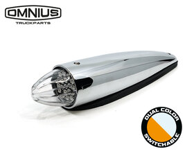 OMNIUS - TORPEDOLAMP LED - DUAL COLOR - ORANGE / WEISS