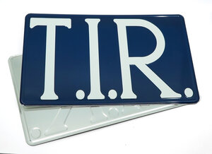 T.I.R. - BLAU - 40 x 25 cm