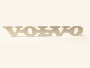 VOLVO LOGO - WEISS