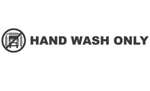 AUFKLEBER - HAND WASH ONLY - SIGN