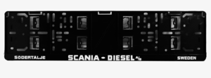 SCANIA DIESEL A/B KENNZEICHENHALTER