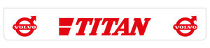 TITAN 250X40 SCHMUTZFÄNGER - stoßstange hinten - ROT!!
