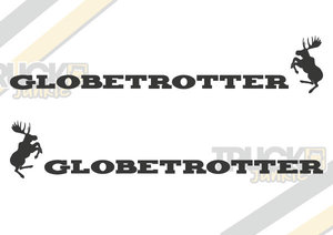 GLOBETROTTER ELCH - AUFKLEBER