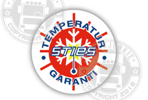  STIES - TEMPERATURE • GARANTI - FULL PRINT STICKER